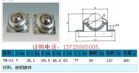 重型工业万向轮 牛眼